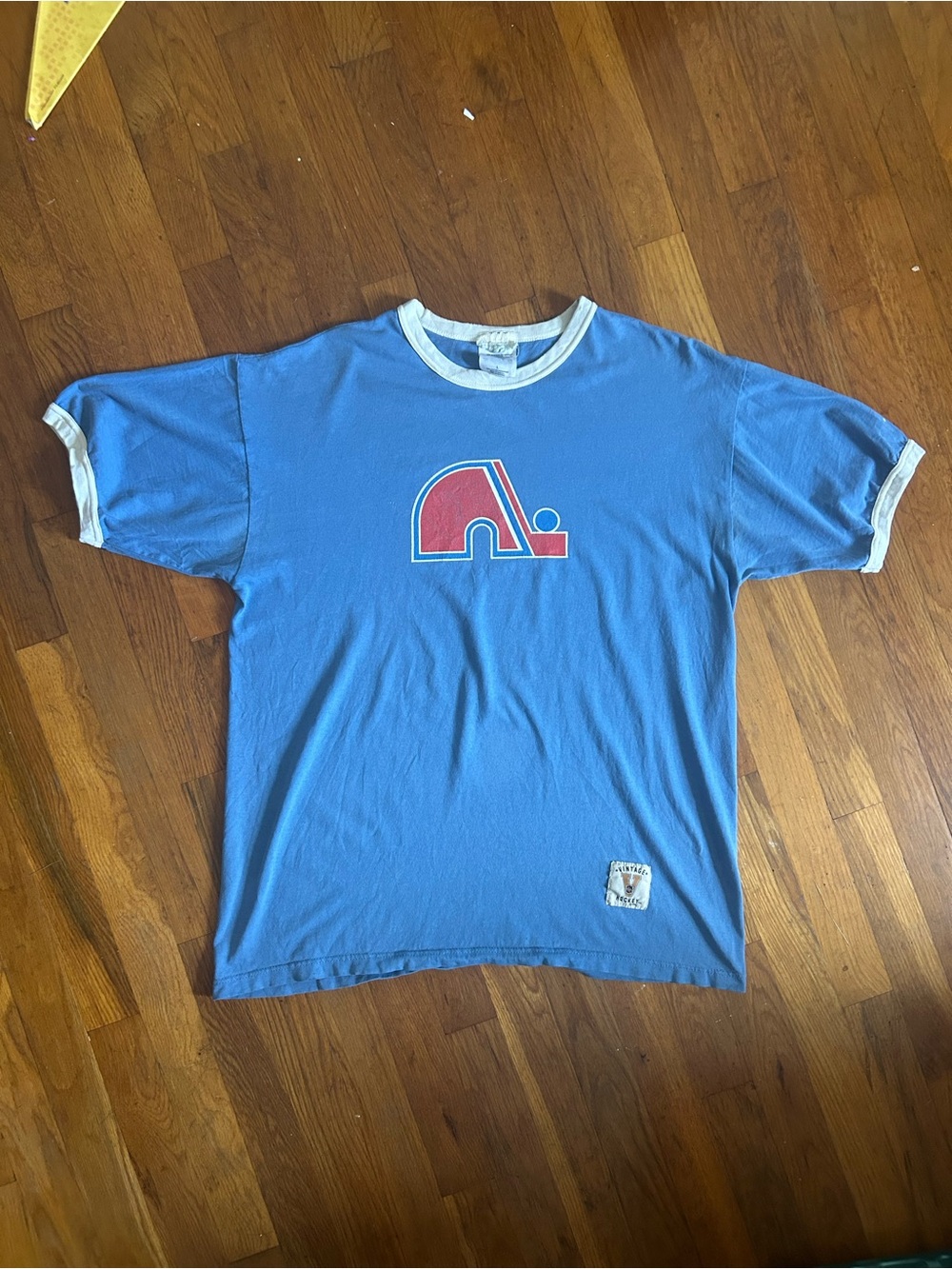 Vintage NHL Classic Nordiques light blue tee